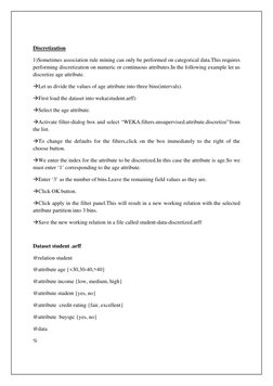 Data Mining Lab Manual Using WEKA | PDF | Cluster Analysis ...