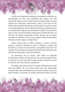 A Leah no le importaba. Sabía que sus padres la querían y se 
preocupaban por ella, pero esperaban que tuviera una vida 
no