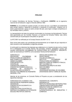 Durabilidad del Concreto NTC 5551 | PDF | Hormigón | Cemento