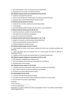 Sacks Sentence Completion Test Guide | PDF | Attitude (Psychology ...