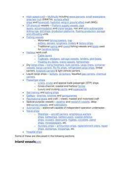 • 
High-speed craft – Multihulls including wave piercers, small-waterplane- (https://en.wikipedia.org/wiki/Small-waterplane-a