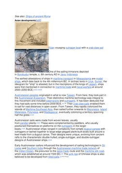 (https://en.wikipedia.org/wiki/File:Borobudur_ship.JPG) (https://en.wikipedia.org/wiki/Crab_claw_sail)See also: Ships of anc