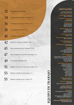 Presidente y Fundador
Apóstol Dr. Sergio Enríquez
Directora Editorial
Lcda. Paola Enríquez
Coordinador Editorial
Diego Figuer