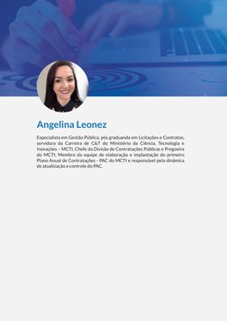 |    2
www.sollicita.com.br
E-BOOK  |  CARTILHA PLANO DE CONTRATAÇÕES ANUAL
Especialista em Gestão Pública, pós gradua