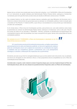 |    4
www.sollicita.com.br
E-BOOK  |  CARTILHA PLANO DE CONTRATAÇÕES ANUAL
Apesar de ser um tema novo trazido pela no