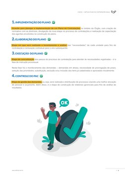 |    6
www.sollicita.com.br
E-BOOK  |  CARTILHA PLANO DE CONTRATAÇÕES ANUAL
1. IMPLEMENTAÇÃO DO PLANO
Ocasião para pla