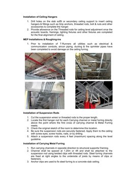 Metal Furring Ceiling Installation Guide | PDF | Screw | Drywall