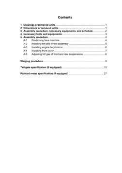 Contents
1 Drawings of removed units.........................................................................1
2 Dimensions o