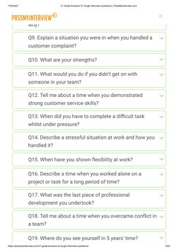 21 Answers to Tough Interview Questions | PDF | Job Interview | Interview