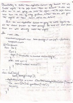Spring Hand Written Notes | PDF