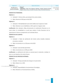© Universidad Internacional de La Rioja (UNIR)
Asignatura
Datos del alumno
Fecha
Planificación y
Control de Gestión
Grupo 7
L