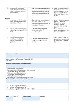 3.
Can generally understand 
details of events, feelings and 
wishes in letters, emails and 
online postings.

Can understan