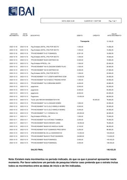 DÉBITO
DATA DO
MOVIMENTO
DATA
VALOR
DESCRITIVO
SALDO 
APÓS MOVIMENTO
CRÉDITO
Transporte
DATA: 2023-12-29
CLIENTE Nº: 11007718