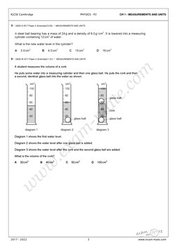 CH 1 - MEASUREMENTS AND UNITS
5 - (0625-S 2017-Paper 2 (Extended)/3-Q5) - MEASUREMENTS AND UNITS
6 - (0625-W 2017-Paper 2 (Ex