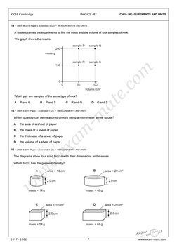 CH 1 - MEASUREMENTS AND UNITS
14 - (0625-W 2018-Paper 2 (Extended)/3-Q5) - MEASUREMENTS AND UNITS
15 - (0625-S 2019-Paper 2 (