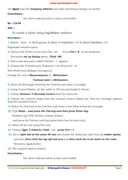 12th CA Practical Guide: Pagemaker | PDF | Computer Keyboard | Control Key