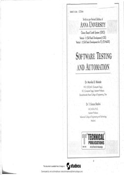 CCS366 Software Testing Notes PDF | PDF | Computing | Computer Science