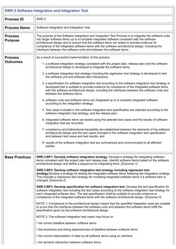 SWE.5 Software Integration Testing Guide | PDF | Specification ...