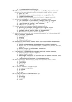 d)
Un ciudadano que necesita información.
42. En la atención a los usuarios, a veces surgen barreras que dificultan el entend