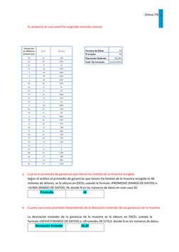 Online ITB   
  
 
EL proyecto al cual usted fue asignado necesita conocer 
 
 
 
 
 
 
 
 
 
 
 
 
 
 
 
 
a. Cuál es el
