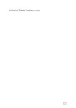  
4 
Certificate from Muskurahat Foundation yet to receive 
 
