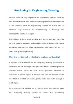 Sectioning in Engineering Drawing | PDF | Drawing | Technical Drawing