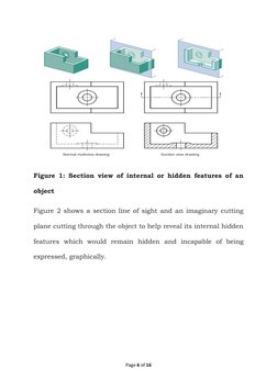 Sectioning in Engineering Drawing | PDF | Drawing | Technical Drawing