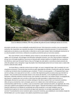 do projeto coincide com a nova modelação escalonada do terreno. Este já possuía os socalcos, mas as proporções 
existentes