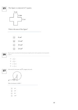 ACT II-Math Level 1-Model Exam (1) - 1 | PDF | Mathematics | Geometry