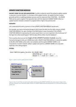 Understanding Update Function Modules in SAP | PDF | Finance & Money ...