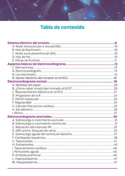 Tabla de contenido 
Sistema eléctrico del corazón............................................................................