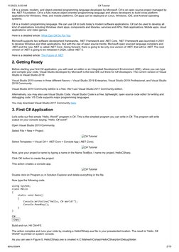 C# Programming Tutorial for Beginners | PDF | C Sharp (Programming ...