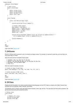 C# Programming Tutorial for Beginners | PDF | C Sharp (Programming ...