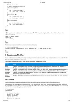 C# Programming Tutorial for Beginners | PDF | C Sharp (Programming ...