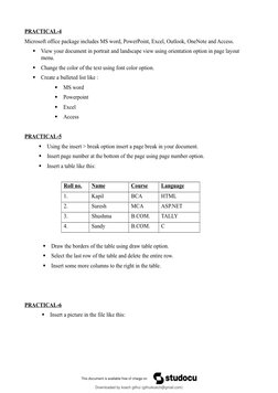 Word 2013 Praction Assignment.pdf MS Word Practical Assignment Guide | PDF | Microsoft Word | Microsoft Excel