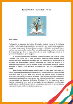 Atividades de Estudo Orientado - 1ª Série | PDF | Aprendizado ...
