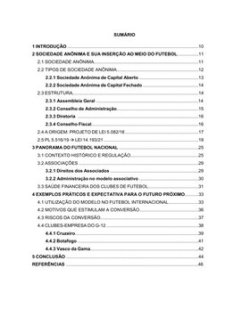 SUMÁRIO 
1 INTRODUÇÃO .......................................................................................................