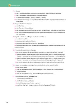 Questões sobre Filosofia da Ciência | PDF | Science | Falsificabilidade