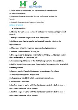 Glass Facade Installation Method Statement | PDF | Personal Protective ...