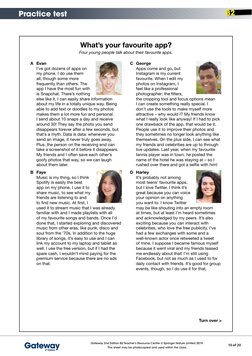 B2 Practice Test: Reading Skills | PDF