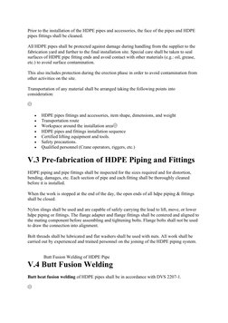 HDPE Pipe Installation Method Statement | PDF