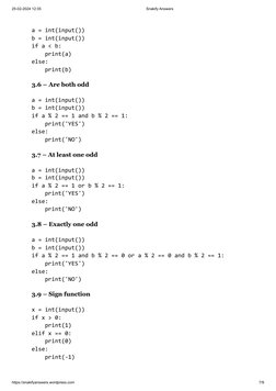 Snakify Tech Snakify Python Solutions Overview | PDF | Elementary Mathematics | Numbers