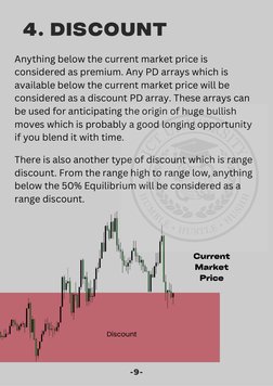 -9-
4. DISCOUNT
There is also another type of discount which is range
discount. From the range high to range low, anything
be