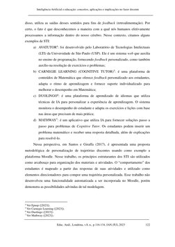 Inteligência Artificial e educação: conceitos, aplicações e implicações no fazer docente
