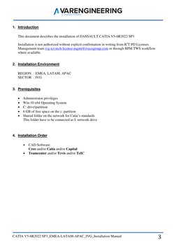 CATIA V5-6R2022 SP3 Installation Guide | PDF | Computers | Technology ...