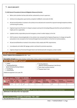 Deck Sheet Installation Method Statement | PDF | Welding | Construction