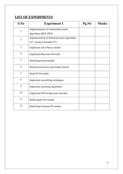 AI & ML Lab Manual for CS3491 | PDF | Statistics | Algorithms And Data ...