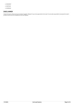 KB2939087
KB2975061
KB2999226
DISCLAIMER
Certain third-party software and service releases (together, "Releases") may not be