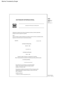 Número  de  referencia
ORGANIZACIÓN  INTERNACIONAL  DE  NORMALIZACIÓN
Primera  
edición  1988­12­15
ISO  8501­1:1988  (E/F/R)