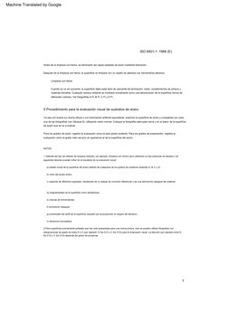 Limpieza  con  llama
Para  los  grados  de  óxido,  registre  la  evaluación  como  el  peor  grado  evidente.  Para  los  gr